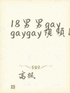 18男男gaygaygay视频网站