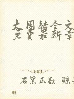 大团结全文阅读免费最新章节