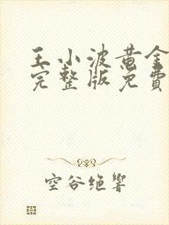 王小波黄金时代完整版免费阅读