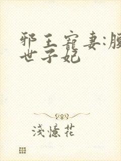 邪王宠妻:腹黑世子妃封面