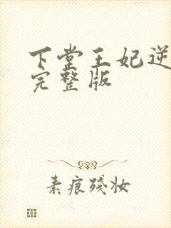 下堂王妃逆袭记完整版封面