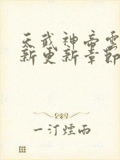 天武神帝云尘最新更新章节免费阅读下载封面