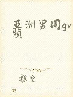 亚洲男同gv视频封面