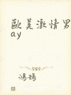 欧美激情男同gay
