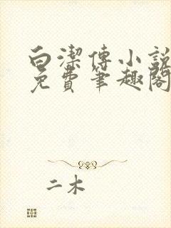 白洁传小说全文免费笔趣阁阅读高清封面