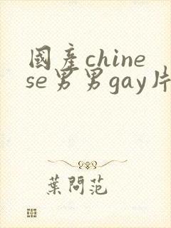国产chinese男男gay片网站