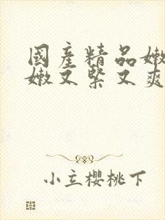 国产精品嫩苞又嫩又紧又爽a