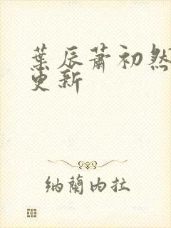 叶辰萧初然刚刚更新
