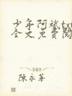 少年阿斌txt全文免费阅读小说