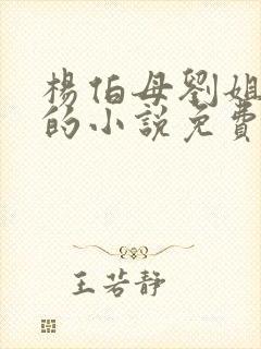 杨伯母刘姐小天的小说免费阅读