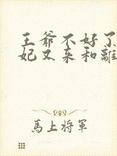 王爷不好了,王妃又来和离了全文封面
