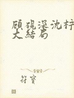 顾砚深沈柠后续大结局