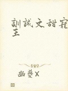 训诫文甜宠双男主