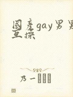 国产gay男男互操