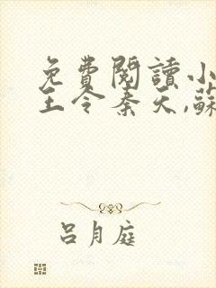 免费阅读小说神王令秦天,苏酥