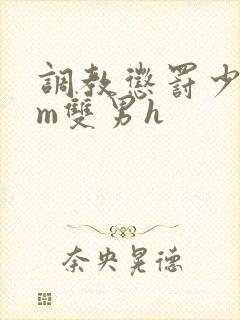 调教惩罚少年sm双男h