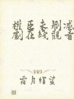 权臣未删减版韩剧在线观看