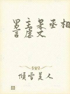 男主是丞相的古言虐文