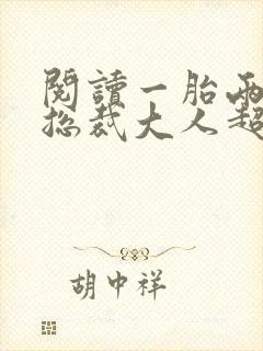阅读一胎两宝:总裁大人超给力全文封面
