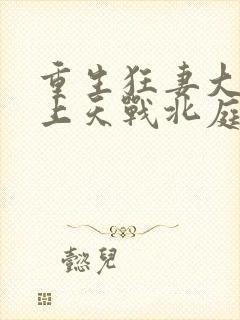 重生狂妻大佬宠上天战北庭