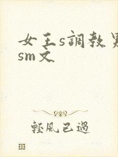 女王s调教男奴sm文