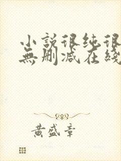 小说很纯很暧昧无删减在线阅读