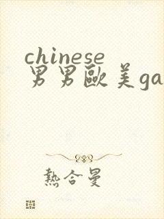 chinese男男欧美gay'gay