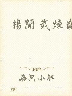 杨开 武炼巅峰