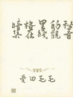 暗格里的秘密全集在线观看封面