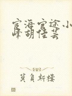 宦海官途小说秦峰胡佳芸