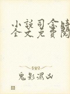小说司念时夜舟全文免费阅读