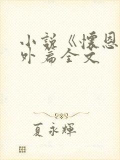 小说《怀恩》番外篇全文