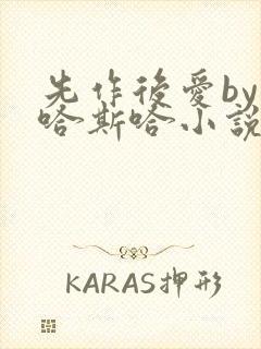 先作后爱by斯哈斯哈小说免费阅读全文封面