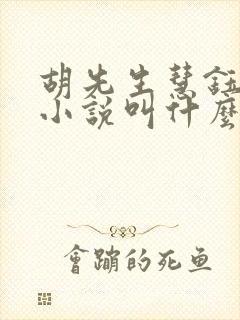 胡先生慧钰同人小说叫什么名字