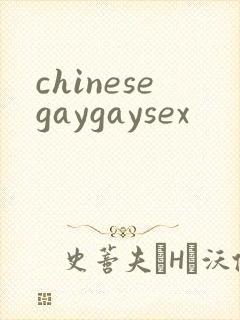 chinesegaygaysex