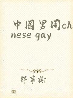 中国男同chinese gay
