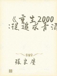 《重生2000:从追求青涩校花同桌开始》封面