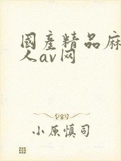 国产精品麻豆成人av网