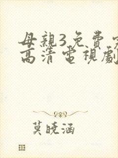 母亲3免费完整高清电视剧封面