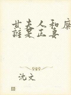 甘夫人和糜夫人谁是正妻封面
