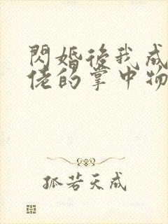 闪婚后我成了大佬的掌中物短剧免费