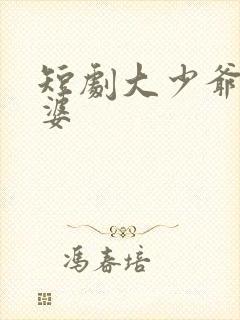 短剧大少爷怕老婆封面