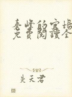 秦峰的官场小说免费阅读全文