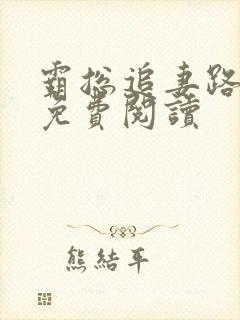 霸总追妻路漫漫免费阅读