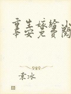 重生嫁给小叔子辛安免费阅读