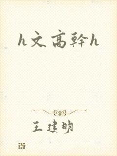 h文高干h封面