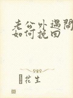 老公外遇闹离婚如何挽回封面