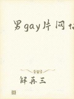 男gay片网站封面
