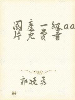 国产一级aa淫片免费看