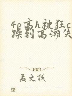 4p高h被狂c躁到高潮失禁